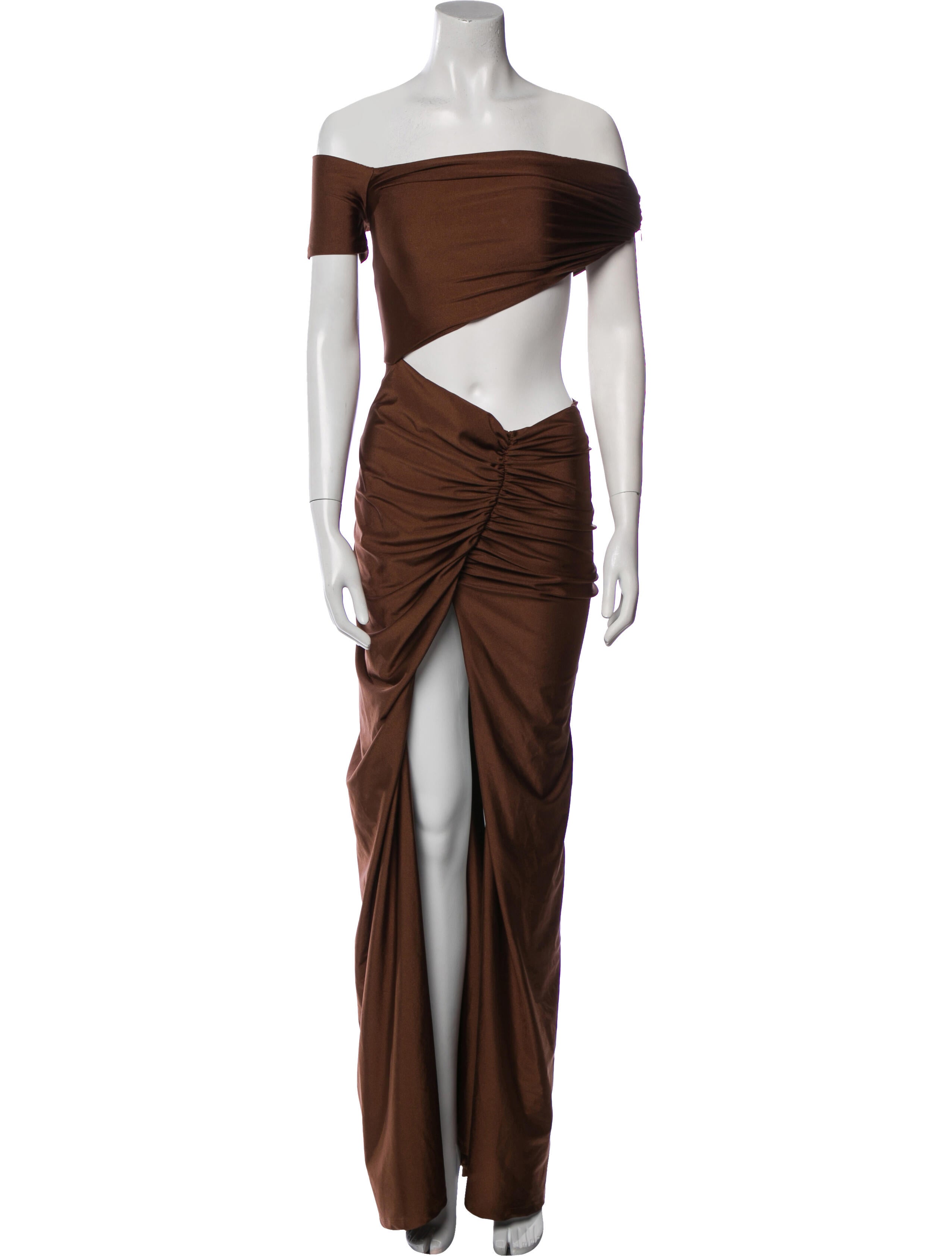 Ronny Kobo Nylon Long Dress