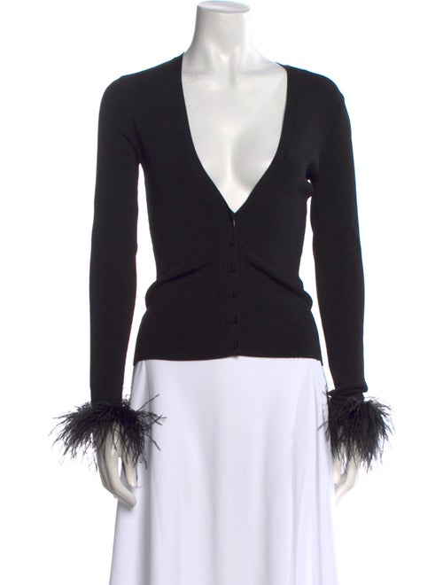 Ronny Kobo V-Neck Long Sleeve Top