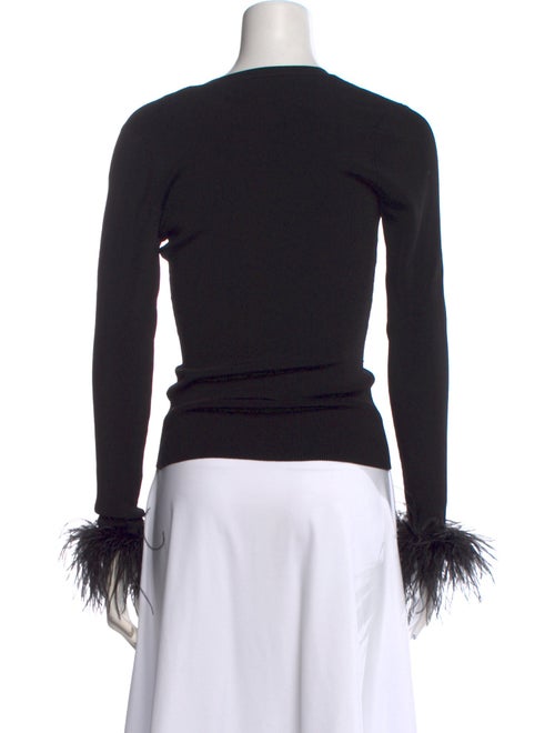 Ronny Kobo V-Neck Long Sleeve Top