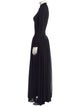 Ronny Kobo Mock Neck Long Dress