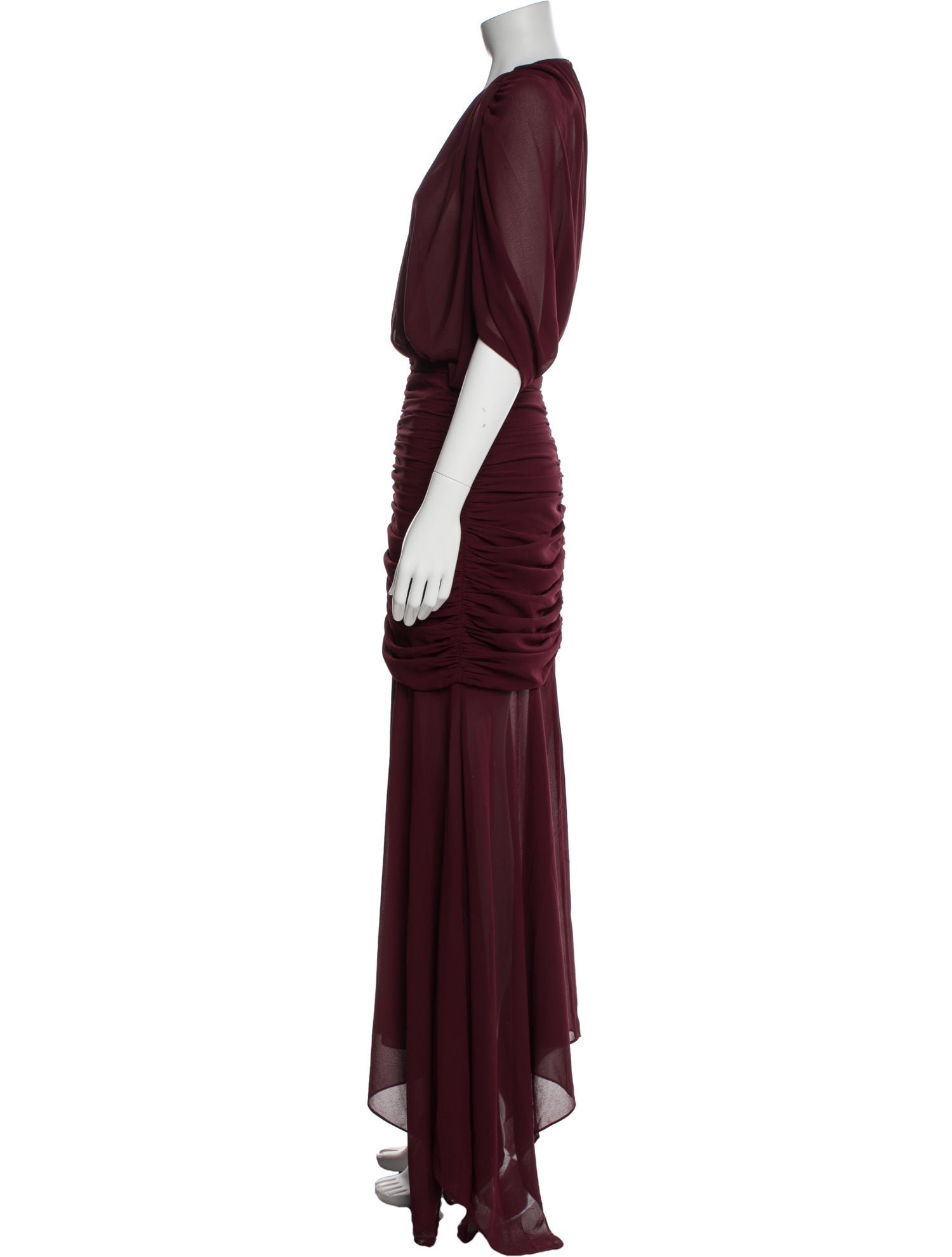 Ronny Kobo Crew Neck Long Dress