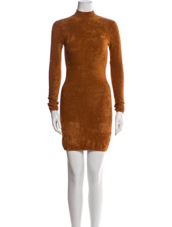 Ronny Kobo Turtleneck Mini Dress