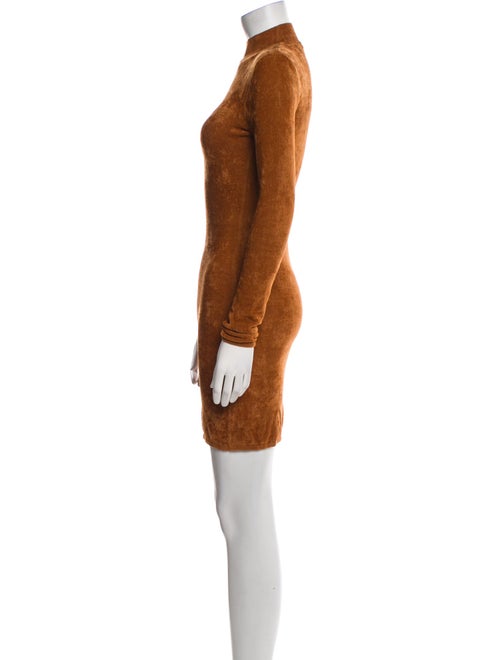 Ronny Kobo Turtleneck Mini Dress