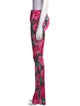 Ronny Kobo Floral Print Straight Leg Pants