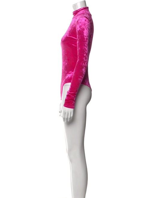 Ronny Kobo Mock Neck Long Sleeve Bodysuit