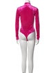 Ronny Kobo Mock Neck Long Sleeve Bodysuit