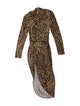 Ronny Kobo Animal Print Long Dress