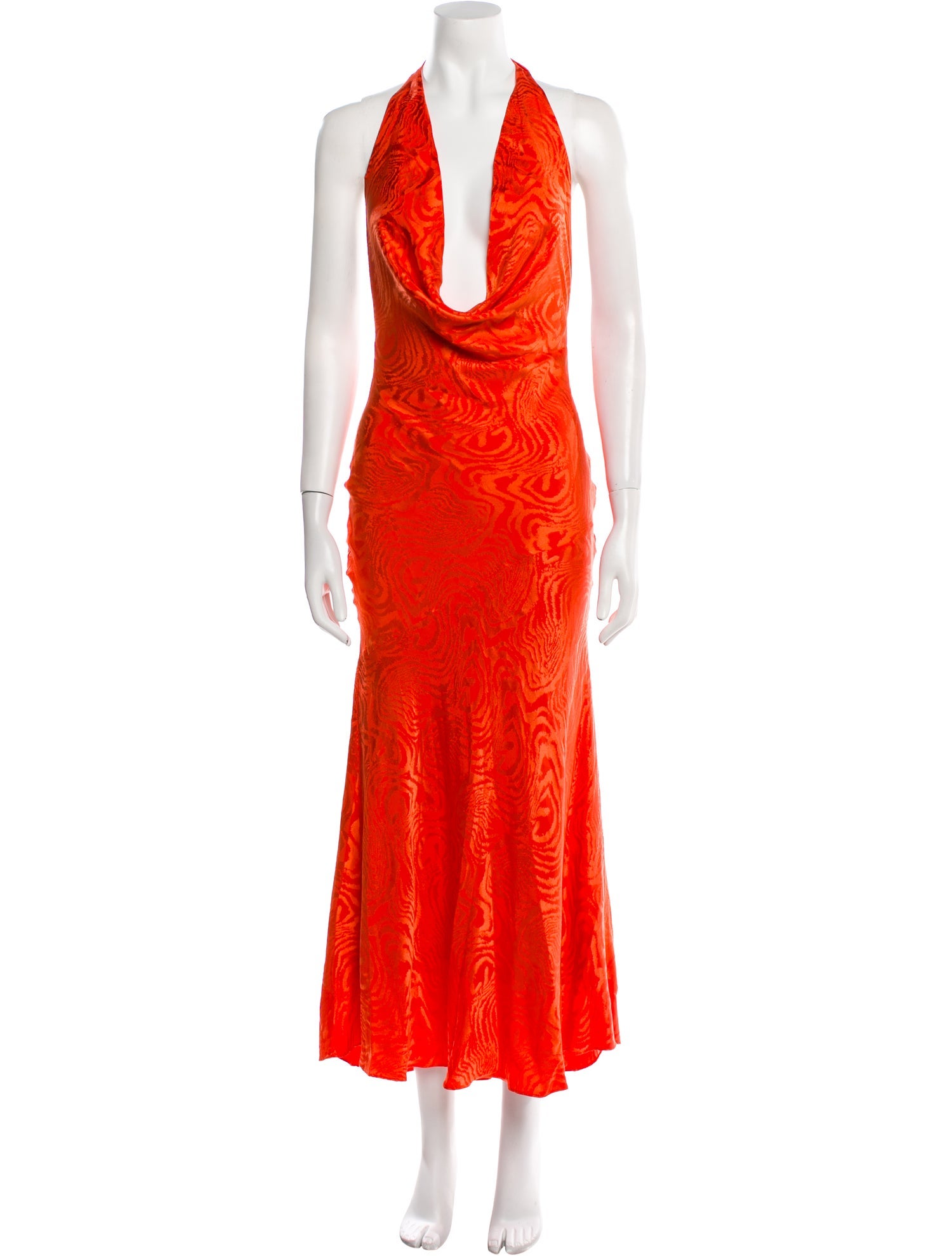 Ronny Kobo Silk Long Dress