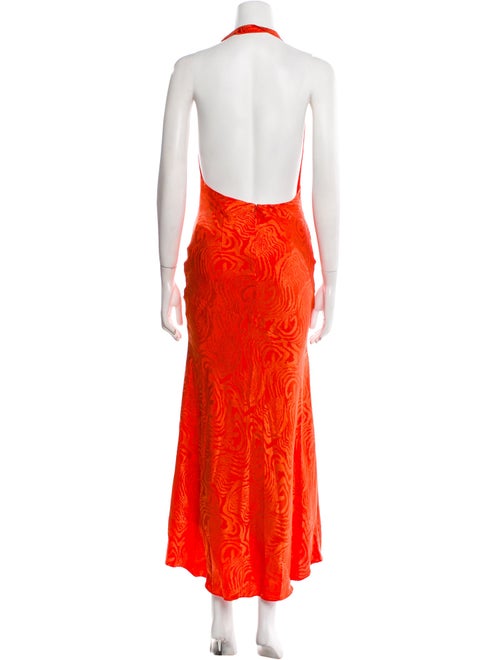 Ronny Kobo Silk Long Dress