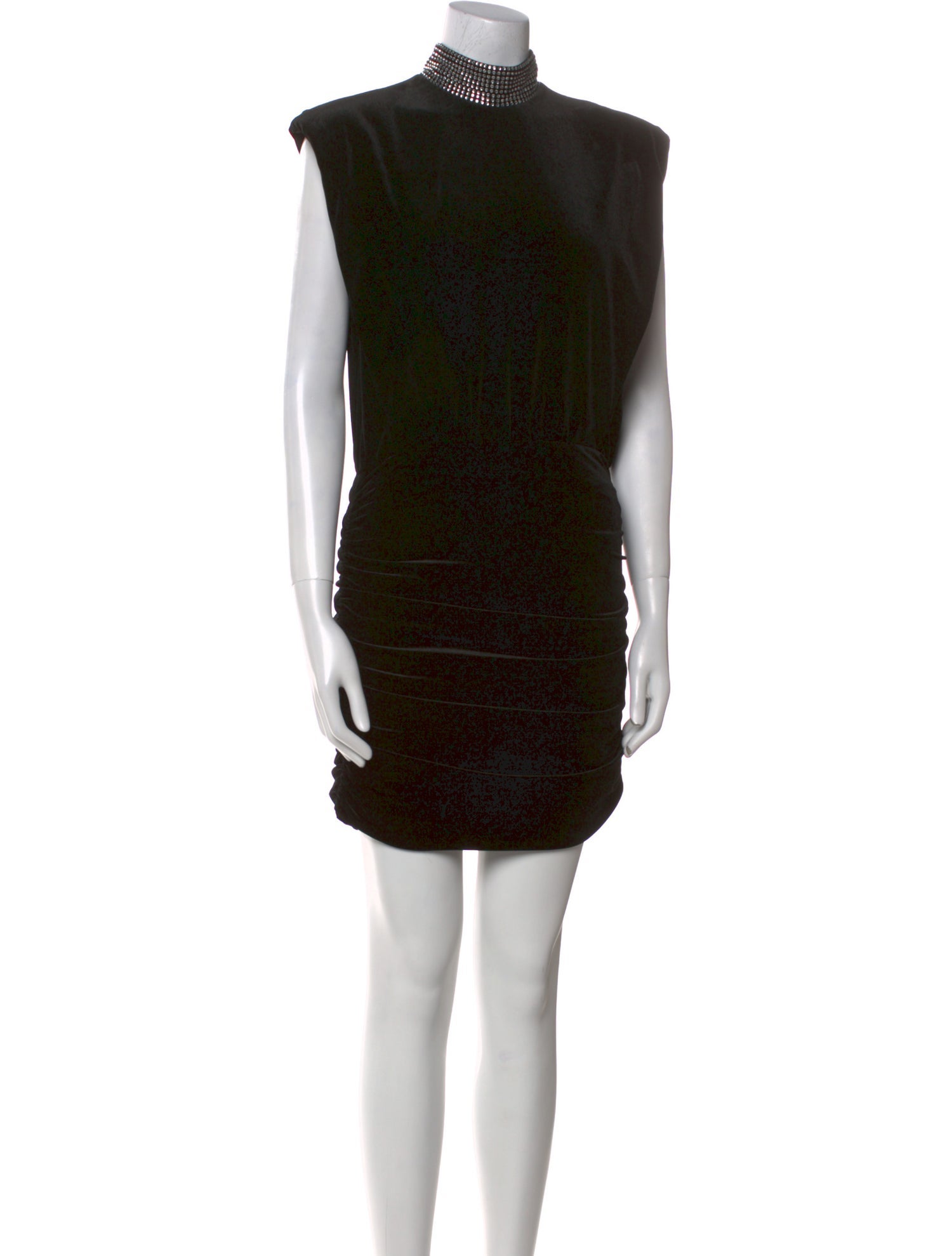 Ronny Kobo Velvet Mini Dress