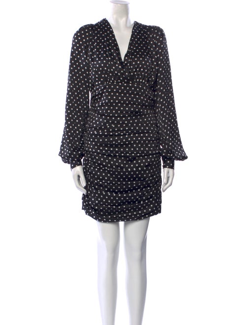 Ronny Kobo Polka Dot Print Mini Dress