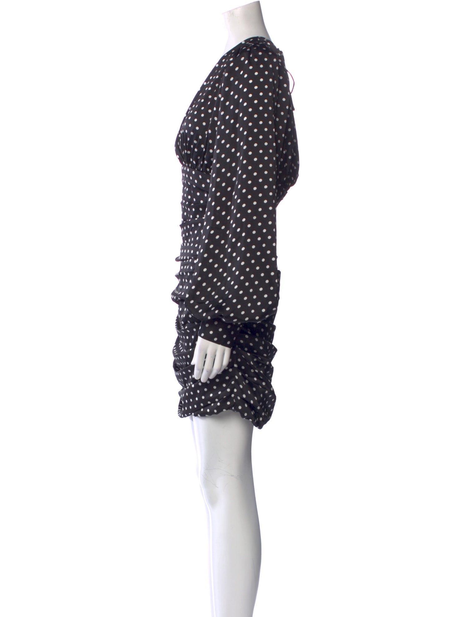 Ronny Kobo Polka Dot Print Mini Dress