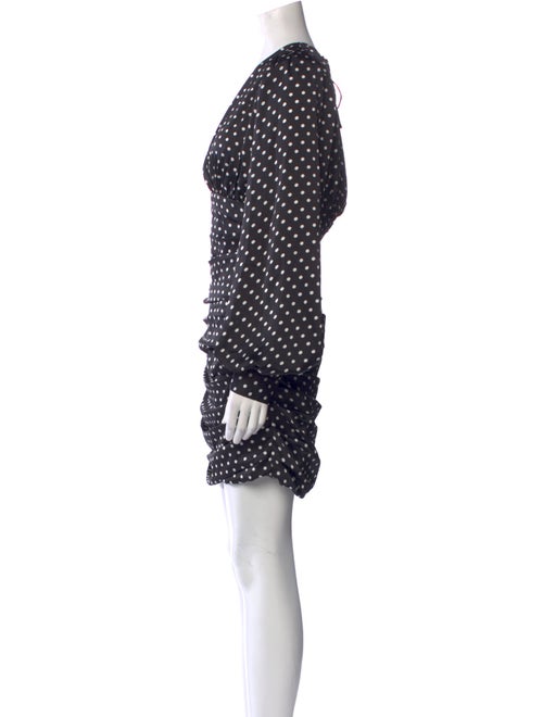 Ronny Kobo Polka Dot Print Mini Dress