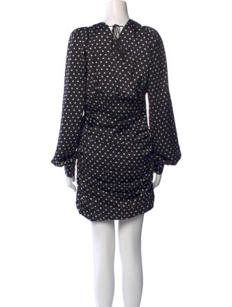 Ronny Kobo Polka Dot Print Mini Dress