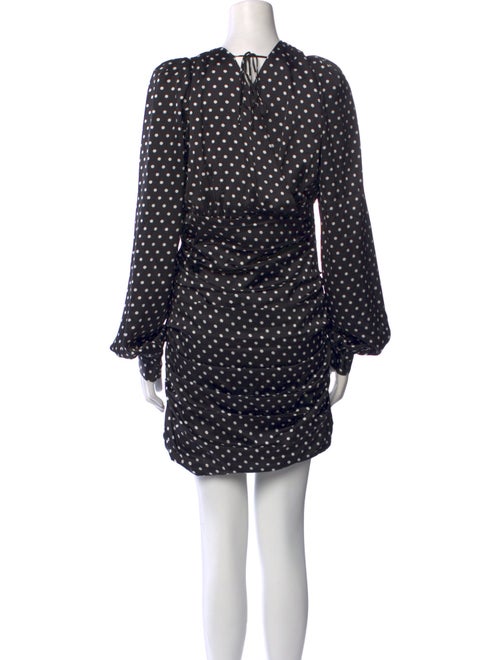 Ronny Kobo Polka Dot Print Mini Dress