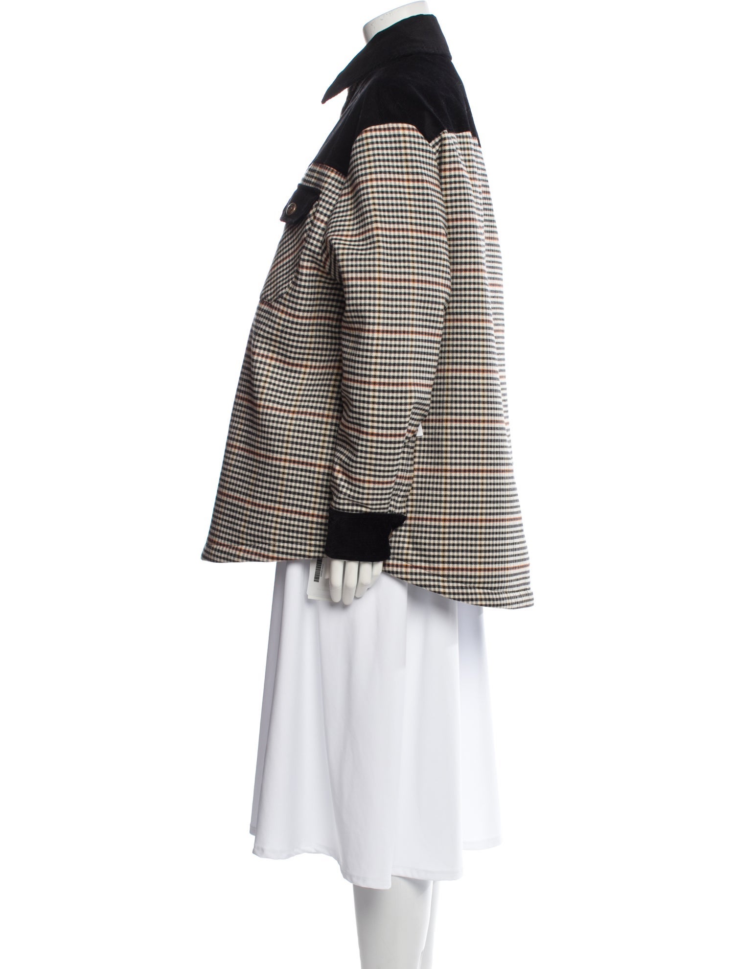 Ronny Kobo Houndstooth Print Jacket