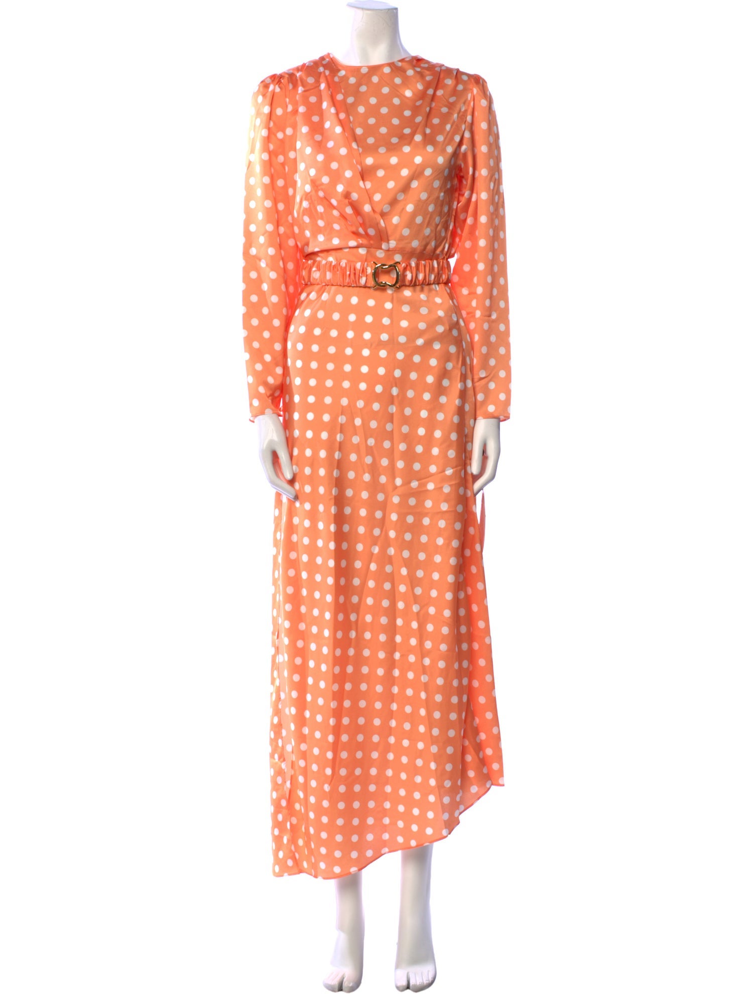 Ronny Kobo Polka Dot Print Long Dress w/ Tags