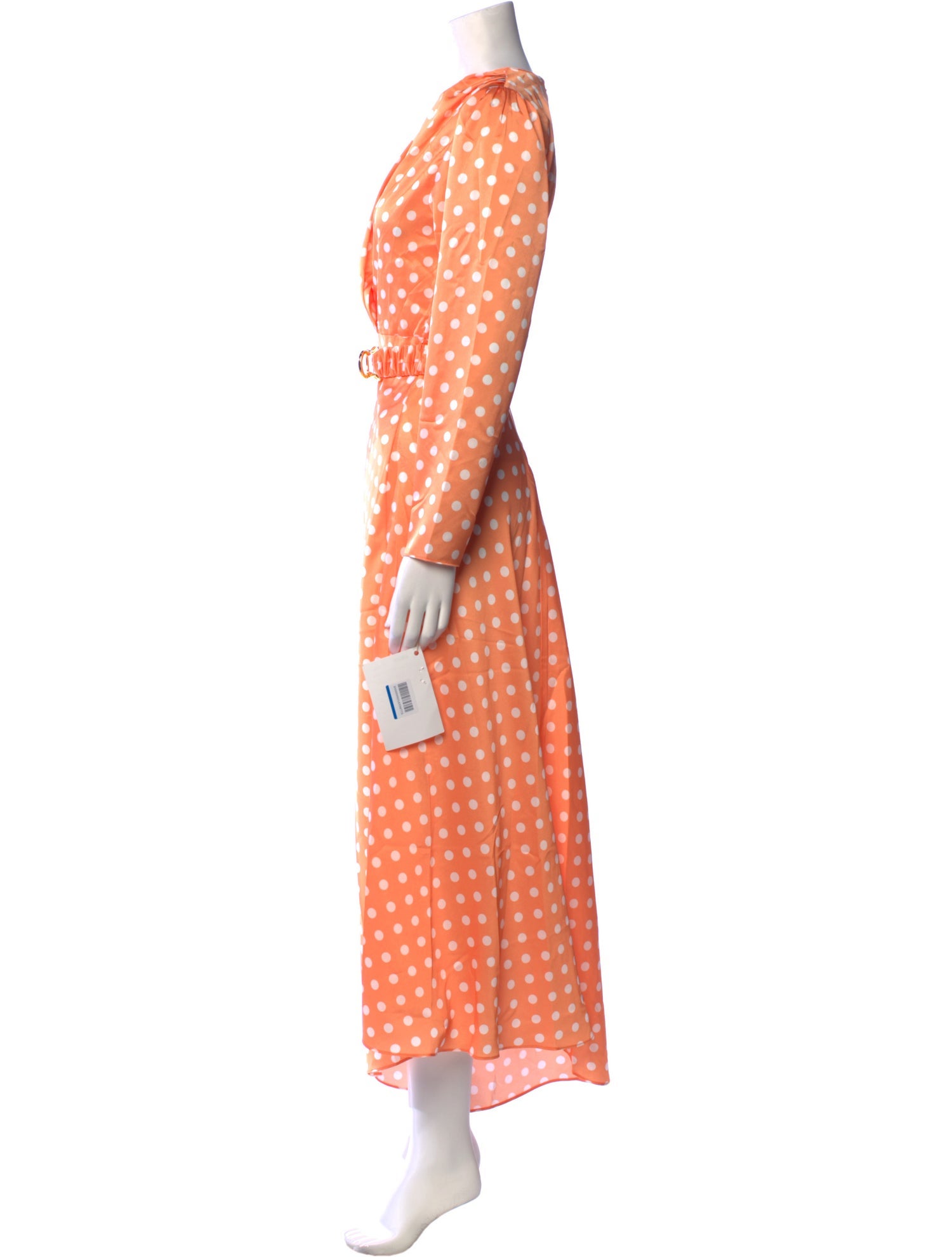 Ronny Kobo Polka Dot Print Long Dress w/ Tags