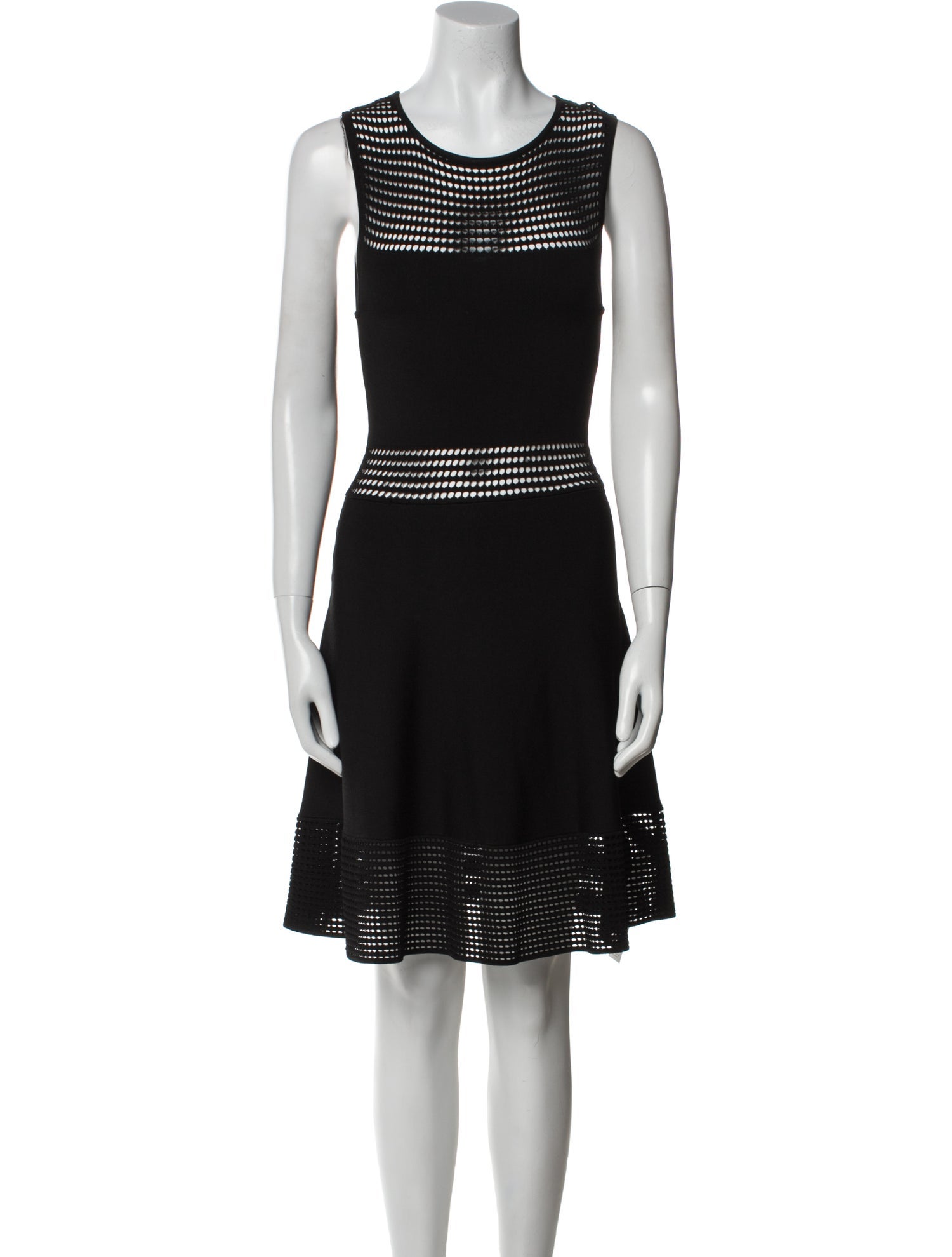 Ronny Kobo Striped Knee-Length Dress