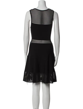 Ronny Kobo Striped Knee-Length Dress