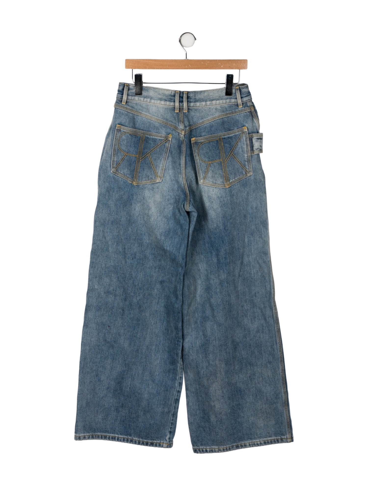 Ronny Kobo High-Rise Wide Leg Jeans