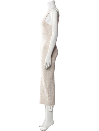 Ronny Kobo Scoop Neck Long Dress