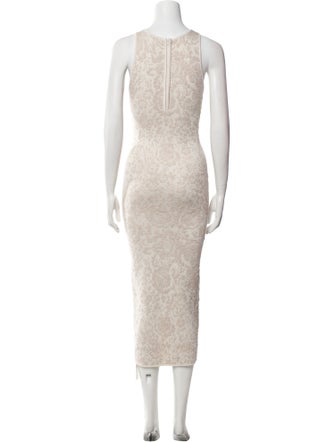 Ronny Kobo Scoop Neck Long Dress