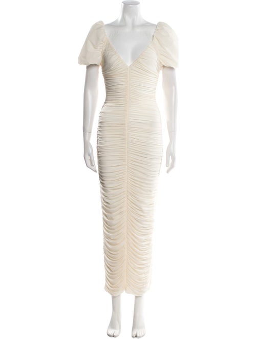 Ronny Kobo V-Neck Long Dress