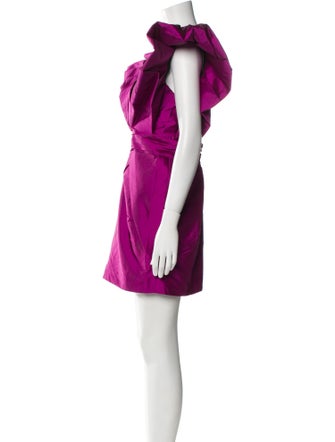 Ronny Kobo V-Neck Mini Dress