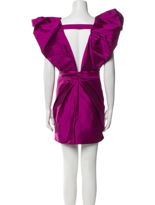 Ronny Kobo V-Neck Mini Dress