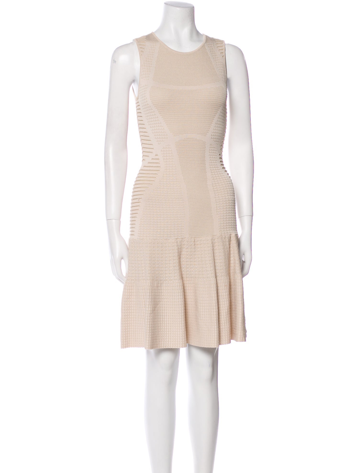 Ronny Kobo Scoop Neck Mini Dress