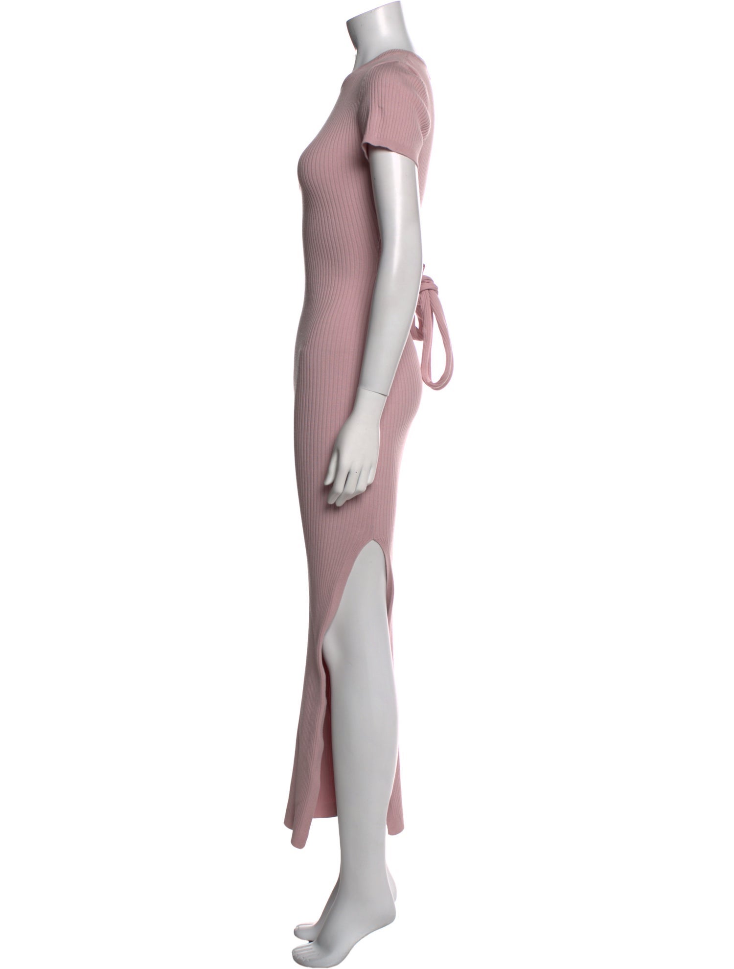 Ronny Kobo Crew Neck Long Dress