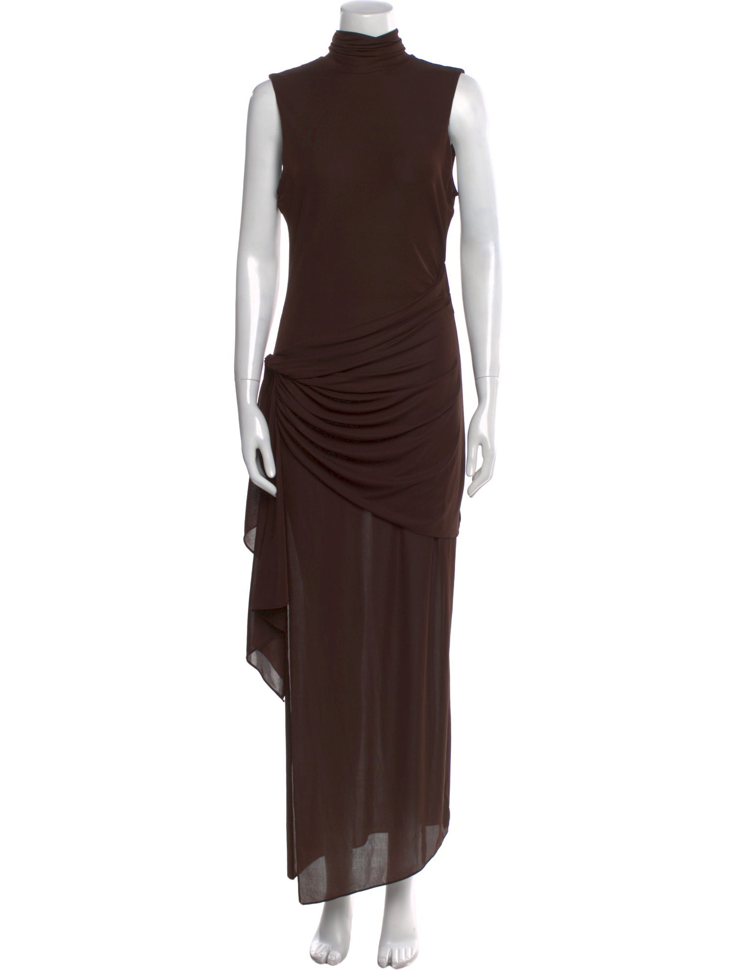 Ronny Kobo Turtleneck Long Dress