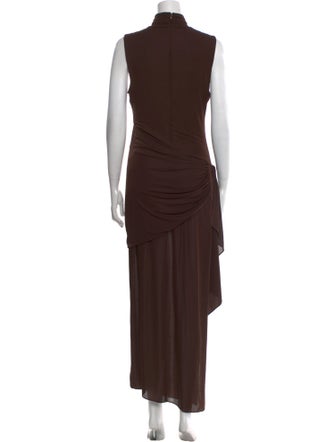 Ronny Kobo Turtleneck Long Dress
