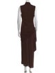 Ronny Kobo Turtleneck Long Dress