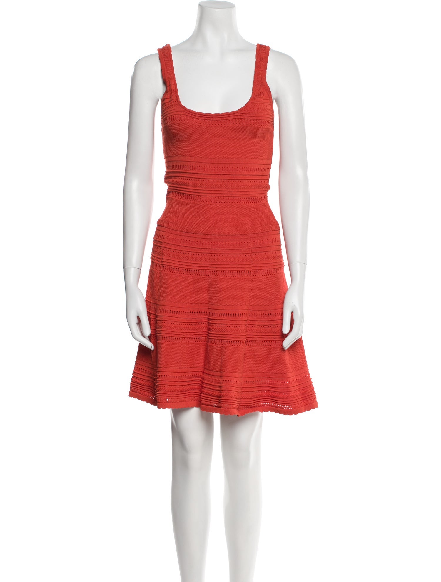 Ronny Kobo Scoop Neck Knee-Length Dress