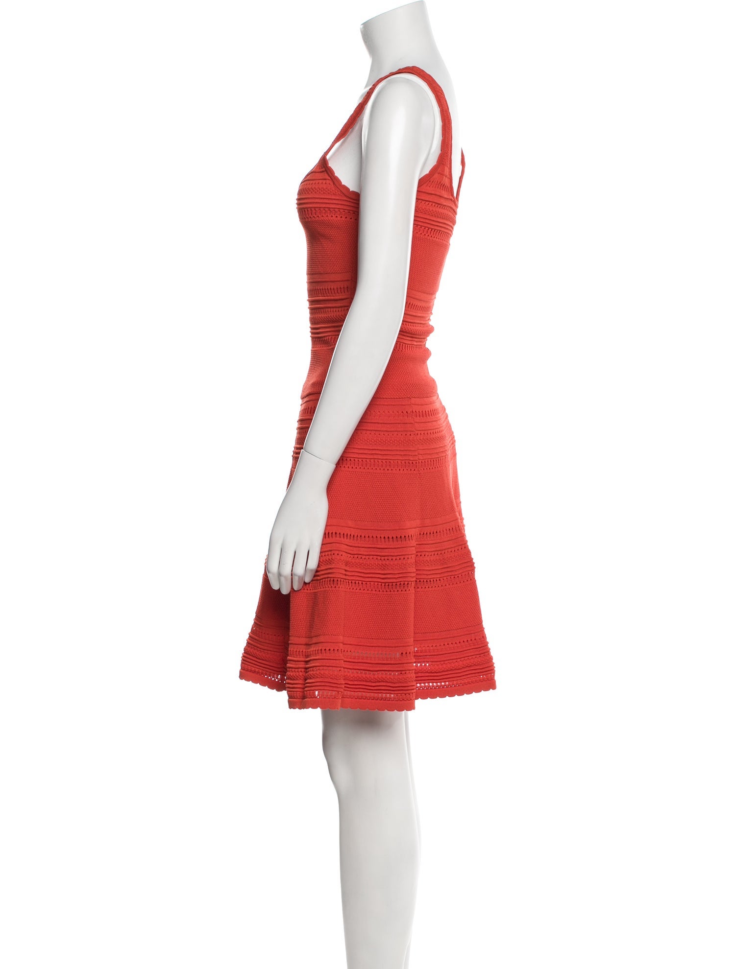 Ronny Kobo Scoop Neck Knee-Length Dress