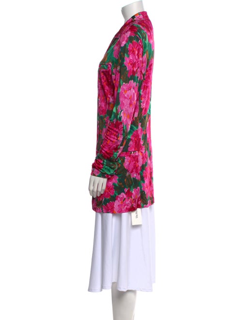 Ronny Kobo Floral Print V-Neck Tunic