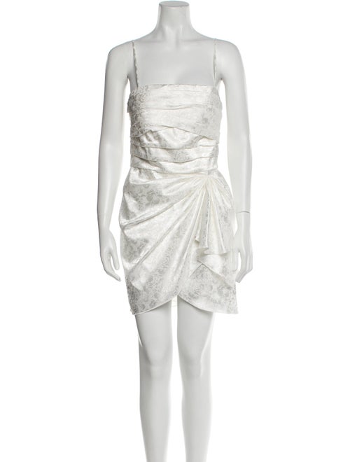 Ronny Kobo Square Neckline Mini Dress