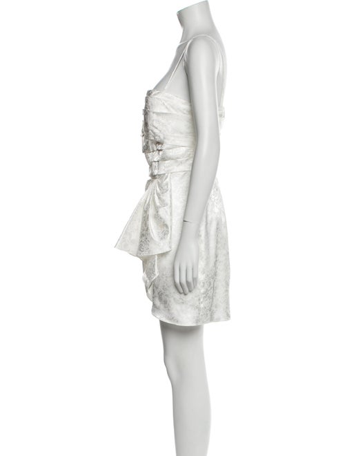 Ronny Kobo Square Neckline Mini Dress