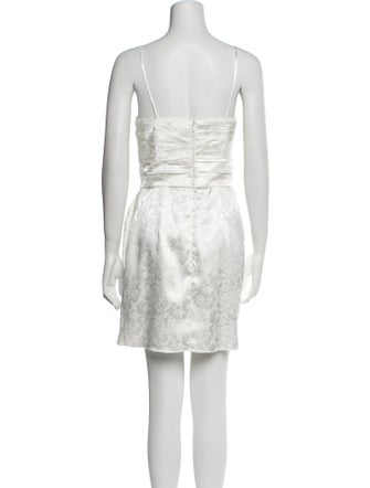 Ronny Kobo Square Neckline Mini Dress