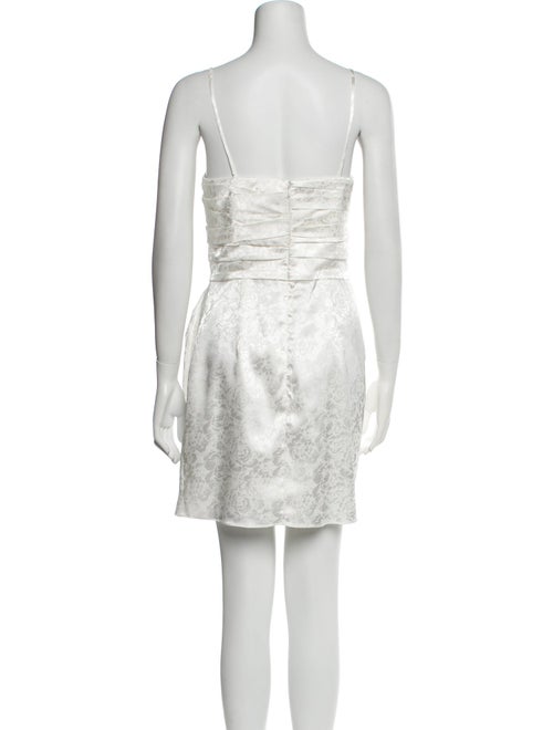 Ronny Kobo Square Neckline Mini Dress