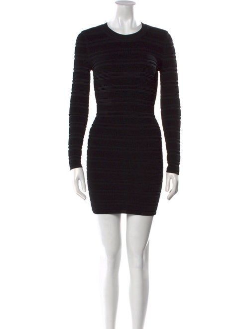 Ronny Kobo Crew Neck Mini Dress