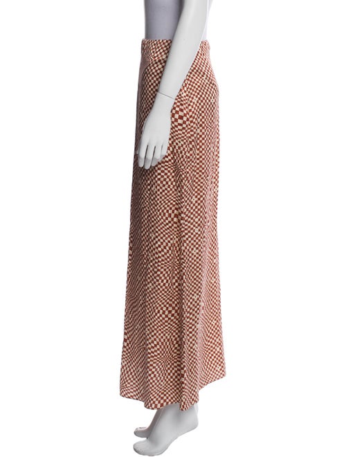 Ronny Kobo Silk Long Skirt