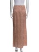 Ronny Kobo Silk Long Skirt