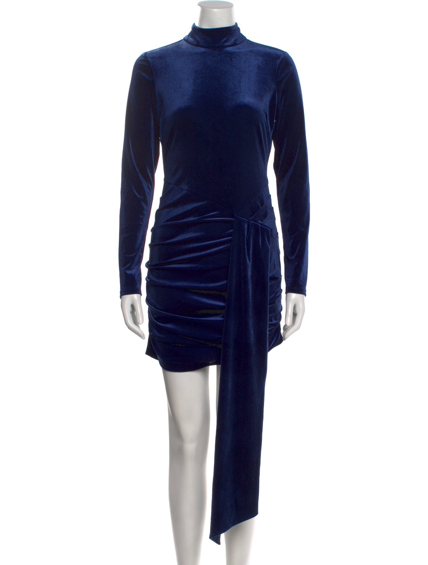 Ronny Kobo Mock Neck Mini Dress