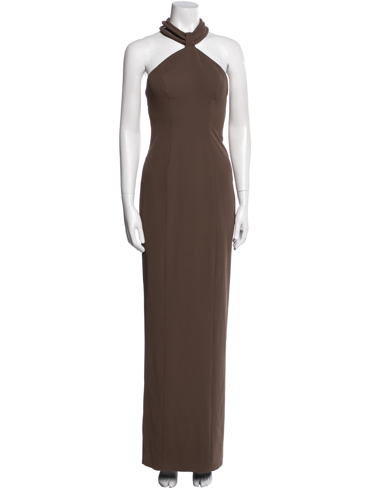 Ronny Kobo Halterneck Long Dress