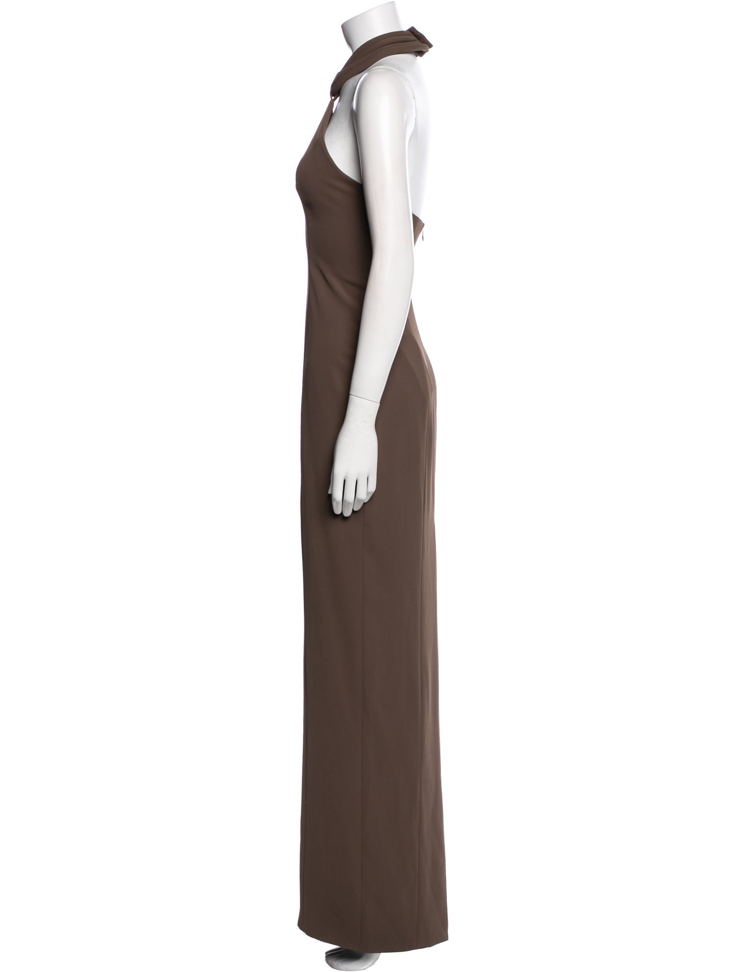 Ronny Kobo Halterneck Long Dress
