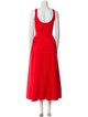 Ronny Kobo Scoop Neck Long Dress