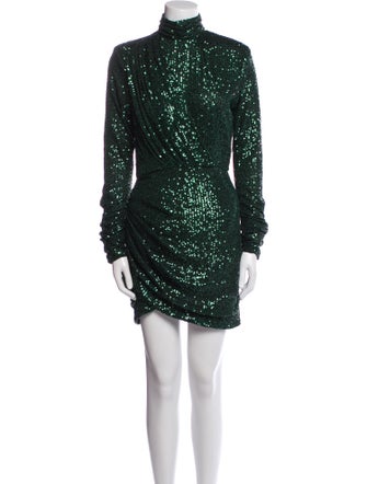 Ronny Kobo Turtleneck Mini Dress